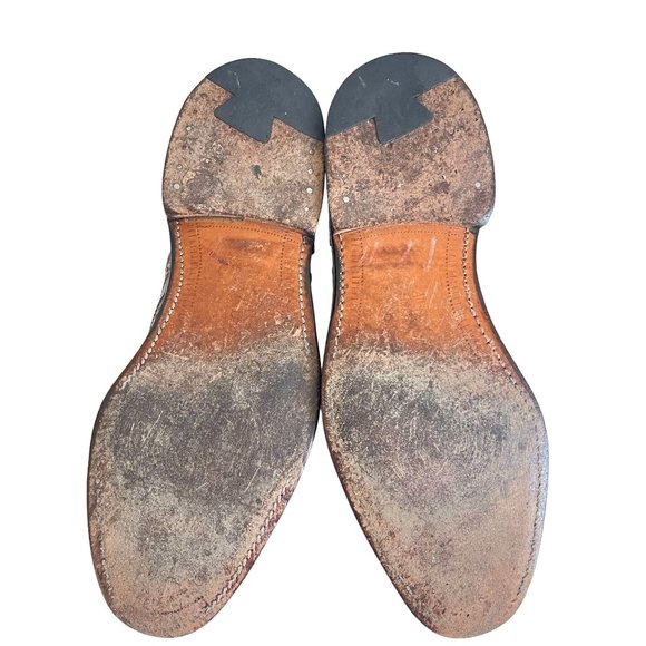 Allen Edmonds Cambridge Shell Cordovan Wingtip Dress Shoes Brown, 8685, Size 9 C main image 7